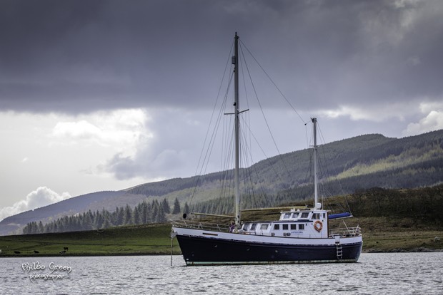 St Hilda, the ship servicing Hebridean Cruise: Wildlife & Malt Whisky