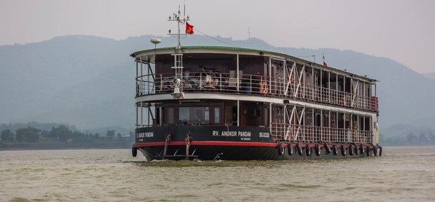 Angkor Pandaw, the ship servicing Halong Bay and the Red River (Downstream)