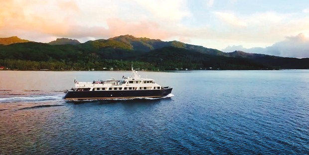 Cascadia, the ship servicing Whales & Wild Isles - British Columbia Catamaran Cruise