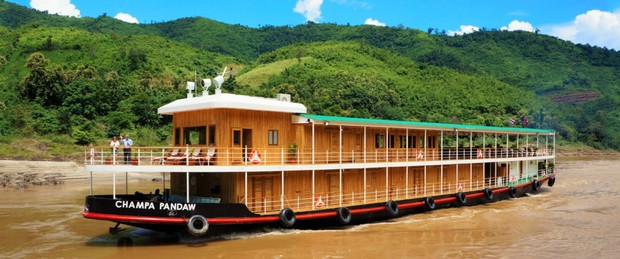 Champa Pandaw, the ship servicing The Laos Mekong - Southeast Asia River Cruise
