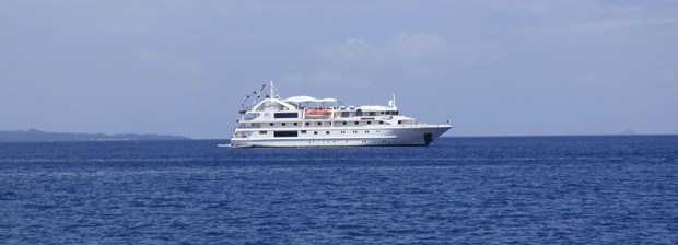 Coral Discoverer, the ship servicing Citizen Science of The Great Barrier Reef - Turtles & Reefs - 11 Day Cruise