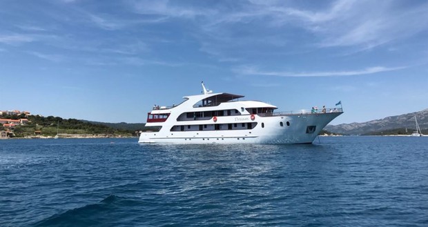 Croatian Premium Class Ship, the ship servicing Southern Croatia from Split - Premium cruise