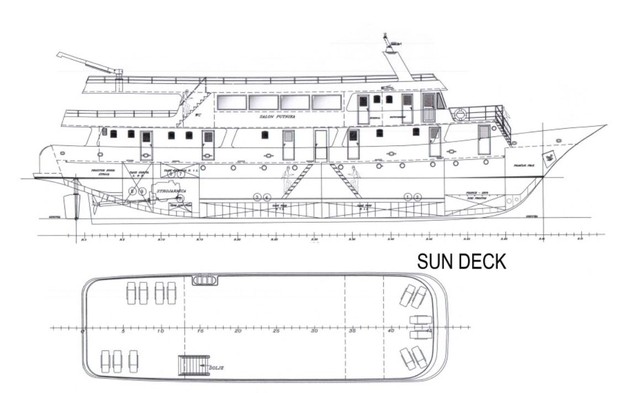 Cabin layout for Croatian Premium Class Ship