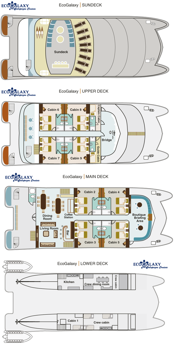 Cabin layout for Eco Galaxy