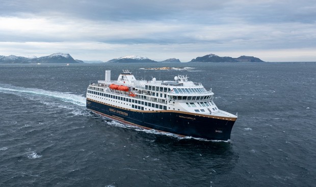 Havila, the ship servicing Norwegian Round Voyage