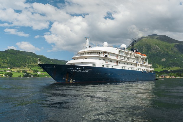 Hebridean Sky, the ship servicing Best of British - United Kingdom Circumnavigation Cruise