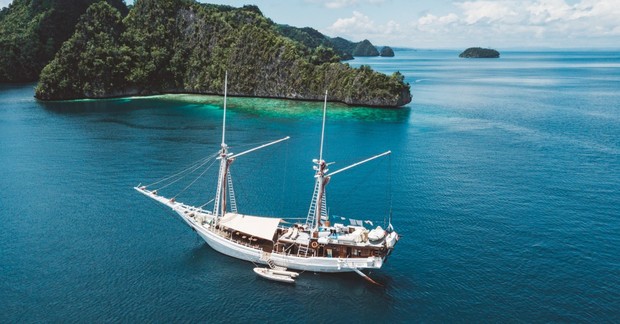 Katharina, the ship servicing The Jewels Of Raja Ampat Indonesia Cruise - From Sorong to Sorong