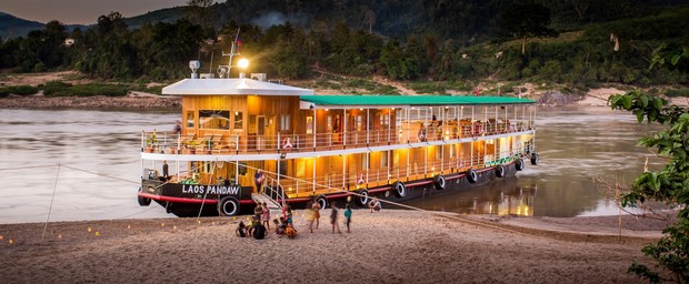 Laos Pandaw, the ship servicing Best of Laos and Northern Thailand - River and Land Tour