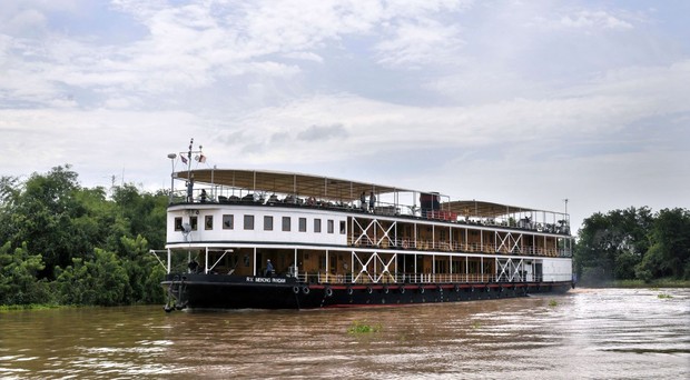 Mekong Pandaw, the ship servicing The Full Mekong, Four Country 21 Night Combo Cruise