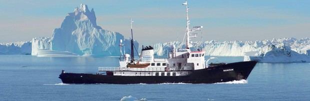 Nanook, the ship servicing Wild Greenland: A Dramatic Iceberg Experience