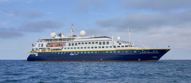 National Geographic Islander II, the ship servicing Wild Galápagos Escape 7 Day Adventure