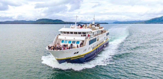 National Geographic Venture, the ship servicing Exploring British Columbia and the San Juan Islands
