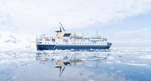 Ocean Nova, the ship servicing Bird Quest with Ocean Nova