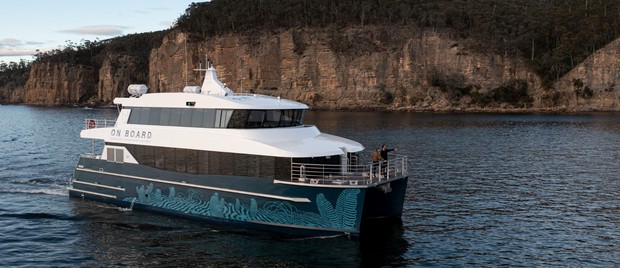 Odalisque III, the ship servicing South Coast Tasmania Cruise