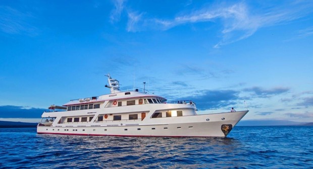 Passion, the ship servicing Eastern Galapagos Islands with Passion