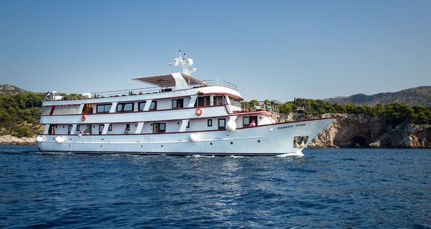Princess Aloha, the ship servicing Dubrovnik and the Adriatic Cruise