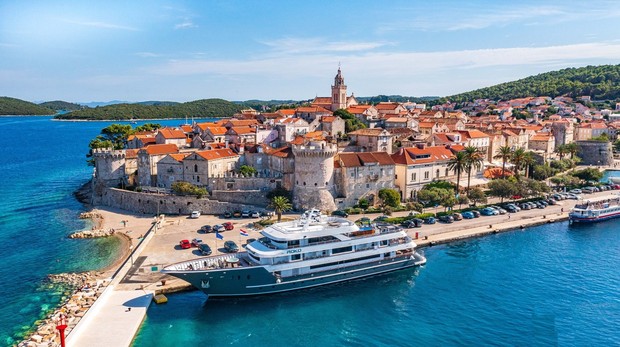 Roko, the ship servicing Adriatic Discovery Cruise B: From Dubrovnik to Split