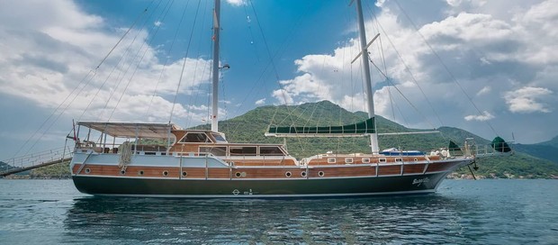 Sadri Usta, the ship servicing Kotor Bay and Montenegro's Coast Gulet Cruise