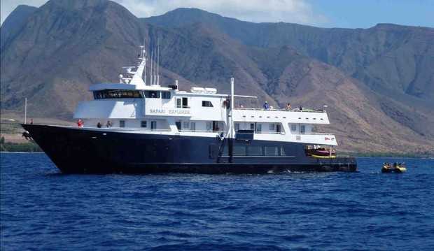 Safari Explorer, the ship servicing Prince William Sound Explorer with Cordova - Alaska Cruise