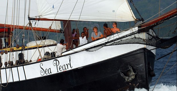 Sea Pearl, the ship servicing The Seychelles Diving Safari 
