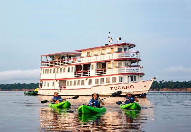 Tucano, the ship servicing Voyage to the Heart of the Amazon - River Expedition Cruise