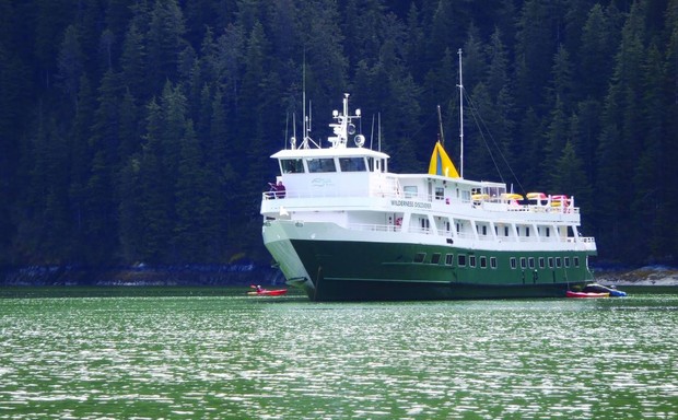 Wilderness Discoverer, the ship servicing Glacier Bay Adventure Cruise with 2 Days in Glacier Bay - Alaska Expedition