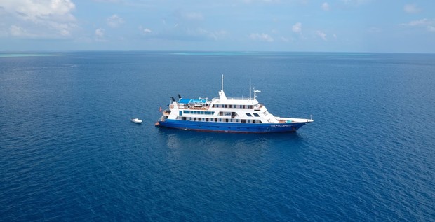 Yasawa Princess, the ship servicing Maldives Boutique Cruise - Western Atolls