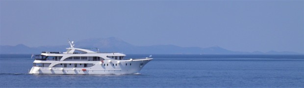 Aquamarin, the ship servicing Dubrovnik to Split Luxury Croatia cruise